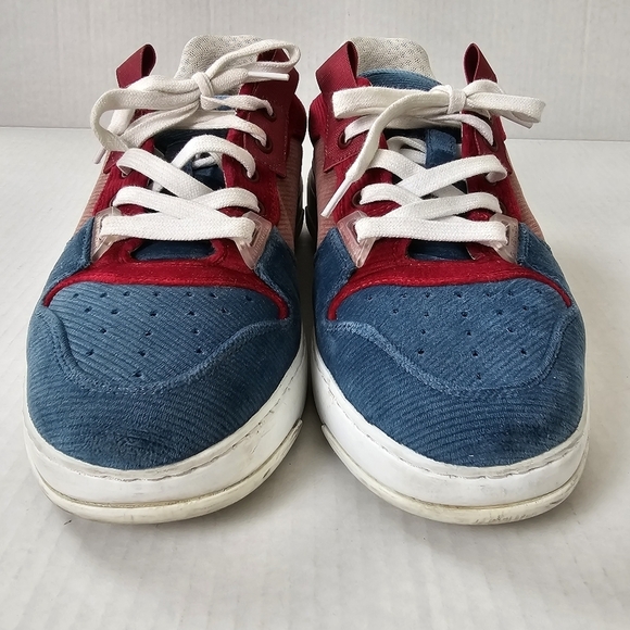 GIVENCHY WING Multicolor Cord Velvet Sneakers Size 39 - Picture 5 of 16